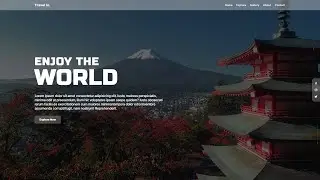Create a Website With Video Background | HTML & CSS | NineCode