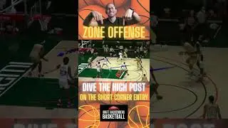Attacking zone defense in basketball through the short corner 