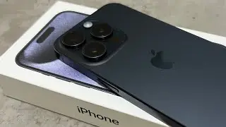 iPhone 15 PRO Blue Titanium quick unboxing