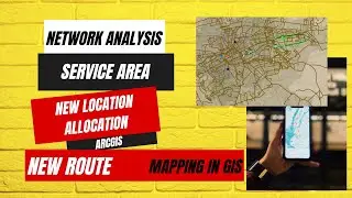 Network analysis | Service area | New closest facility | New location allocation | New route ArcGIS