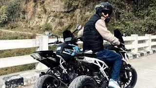 wheelie short clip #ktmduke390 #neetushatranwala #system#2number dae cash utae aish krdae #viral