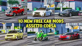 10 NEW FREE car mods for assetto corsa + download links