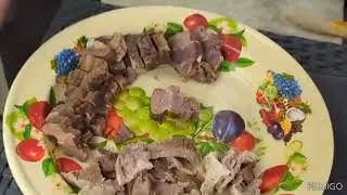 Весенний долгожданный бешбармак с конины,и баранины.