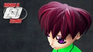 MODO | Shader Tree: Stylized Anime Hair