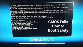 How to Boot a Dell Server When CMOS Battery Fails - Step-by-Step Guide | Change BIOS Settings