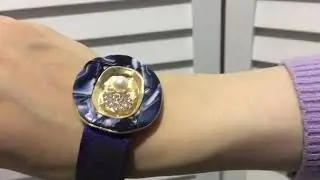 Широкий женский браслет на магнитной застёжке