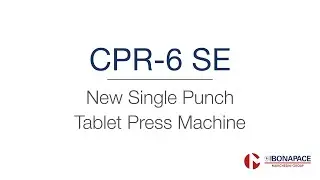 CPR 6 SE Single Punch Tablet Press Machine