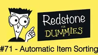 Redstone For Dummies #71 - Automatic Item Sorting