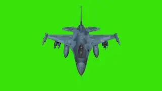 3D Fighter Jet Airplane Green Screen | Best Fight jet animation with green screen background