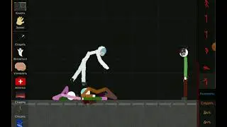 'Короткометражка' последний выживший|Stickman Ragdoll Playground|