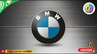 BMW logo in Corel Draw | Tools Hacker Graphix
