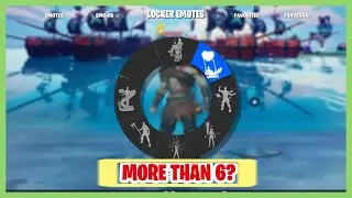 Fortnite CAN YOU to add MORE THAN 6 emotes? | Fortnite Add more emotes is possible?