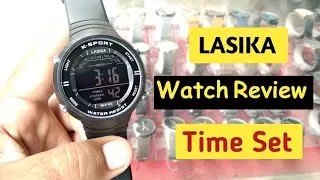 Digital Lasika Gents Waterproof Watch Review and Time Setting | SWJ Store