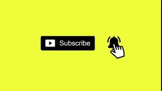 Animated Subscribe and Bell Icon Animation Video with Sound Effect | No Copyright