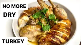 How To Make a Juicy Thanksgiving Turkey + CARVING