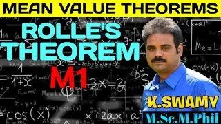 Mean Value Theorems||Rolle's Theorem