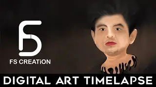Digital art timelapse | How to transform photograph into digital painting | FS CREATiON