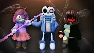 Roblox | Undertale: The Other AUs | Betty Noire | Horror Tale Sans | Glitchtale Chara
