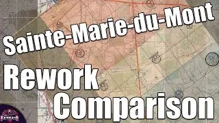 Sainte-Marie-du-Mont Rework Map Comparison - Hell Let Loose