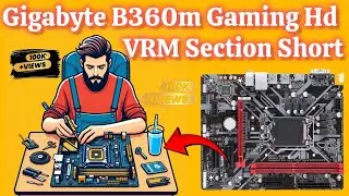 Gigabyte B360M Gaming HD VRM Section Short Thik Kaise kare
