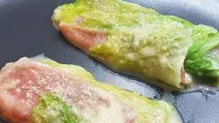 CABBAGE ROLLS IN A PAN WITH COOKED HAM AND CHEESE | FoodVlogger