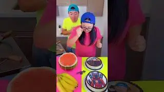 Skibidi toilet cake vs fruit ice cream challenge!