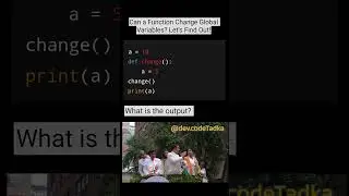 Global vs Local Variables in Python – What Happens Inside Functions 