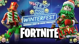🔴 LIVE - FORTNITE WINTERFEST QUESTS