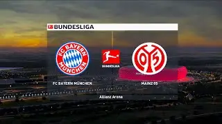 Bayern Munich vs Mainz | Allianz Arena | 2020-21 Bundesliga | PES 2021