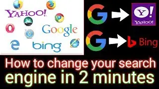 How to change your search engine||FULLY EXPLAINED.