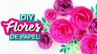 DIY DECORAÇÃO DE FESTA: PAINEL DE FLORES GIGANTES DE PAPEL | PROJETO PRIMAVERA | Do Sofá