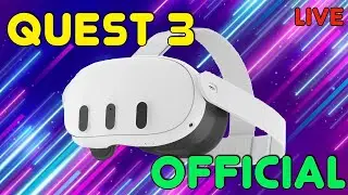 LIVE: Meta Quest 3 is OFFICALLY REVEALED!