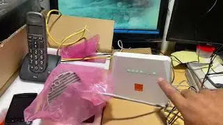 تجربة و معاينة للهاتف الثابت لعرض أورونج CPE SOYALIK 30M Orange