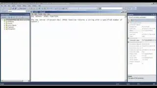 SQL SPACE Function - how to use SPACE Function