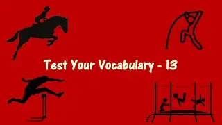Test Your Vocabulary - 13 || Sports || Vocabulary Quiz