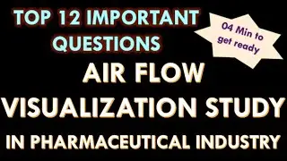 Air flow visualization study in the pharmaceutical industry l smoke study in the pharma Company.