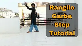 Rangilo Garba Step Tutorial🤩 | Step by Step Garba Tutorial for Beginners #garba #tutorial #navratri