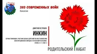 Участник восстановления конституционного порядка в Чеченской Республике – Инкин Дмитрий Петрович