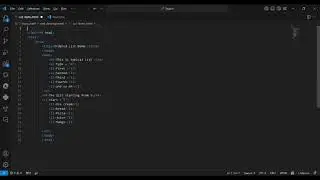 List Items in Html 