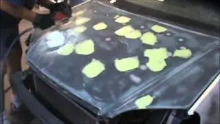 My Civic EV Electric Car Project Part 2 Hood Repair & Prime