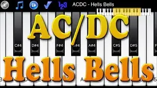 ACDC - Hells Bells How to Play the Melodic Part on Piano