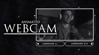 Animated Star Wars Twitch Webcam Overlay | Futuristic Universe Space Frame for Streamers