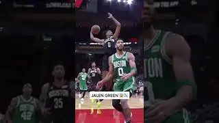 Jalen Green jumping out the gym 😱 #Jalengreen #houston #rockets #nba #basketball #dunk #Shorts