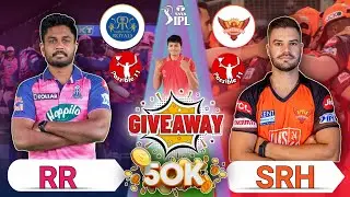 RR vs SRH dream11 prediction | RR vs SRH today match prediction | 50K Free giveaway