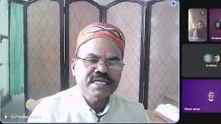Plenary Session of the National Webinar, Prof. P. Arunachalam and .Prof. D Devanathan.