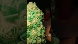 Мишка из роз