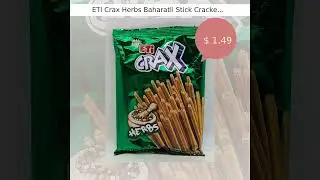 ETI Crax Herbs Baharatli Stick Cracker 123g