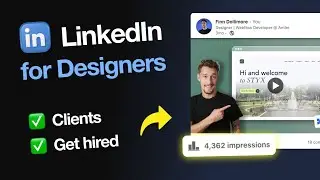 How to get hired on Linkedin (For Designers 2024)