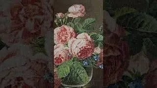 Розы в стекляной вазе, финиш) #handembroidery #embroidery #handmade #творчество #diy #творчество