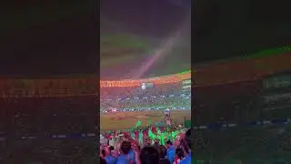 light show at ICC World cup final 2023